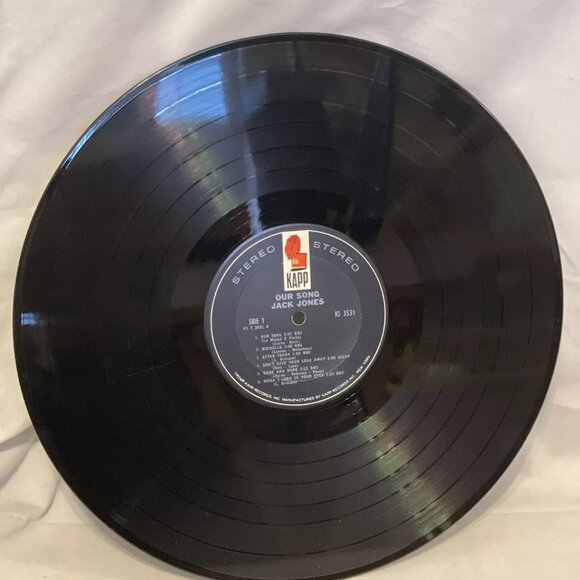 Jack Jones – Our Song (Vinyl, 1967) Kapp Records KS 3531 VG+ LP Record Album - Picture 7 of 11
